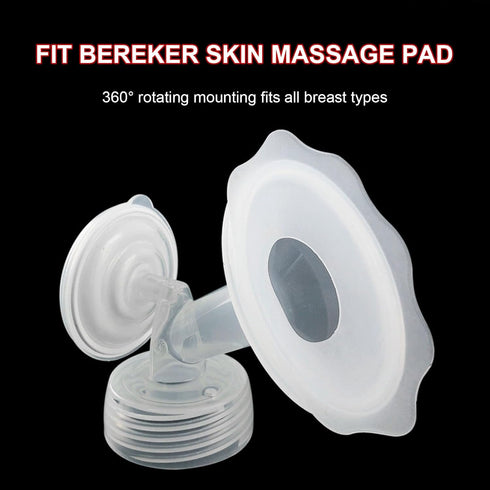wengjack 102MM/4inch Silicone Pumping Accessory Breast Massage Cushions Breast Care Silicone Pumps Cushions for Nursing