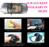 Ohleats 360 Baby Car Mirror, Shatter-Proof Rear Facing Mirror for Infant Safety, Rotation Clear View for Windshield Sun
