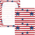 CZXW 52" 28" Vintage American Stars Crib Sheets Fitted x Natural Cotton Soft & Breathable for Baby Crib Mattress