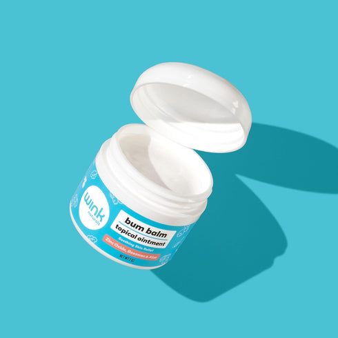2 Oz Wink Well Baby and Kids Diaper Rash Cream- Bum Balm Diaper Cream for Irritated Skin and Insect Bites- Natural