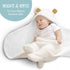 BlueMello Baby Bear Swaddle Blanket, Ultra-Soft Plush for Infants 0-6 Months, White Receiving Wrap