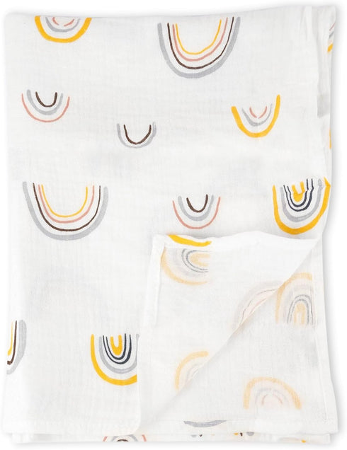 Kvoike 39 39 Inches Muslin Swaddle Blankets for Newborn, Baby Blankets for Boys Girls, Large X Breathable Soft Blanket