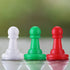Zonon 64 Pcs Multicolor Plastic Pawn Chess Pieces, 1 Inch Tabletop Bulk