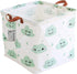 Square Storage Bins Canvas Collapsible Basket with Handles - Toy Organizer for Nursery, Kid's Toys, Closet & Laundry