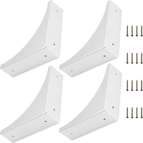 BokWin Silver Box Corner Protector Metal,4 Pcs 2.56 Inch Decorative Corner Brackets with