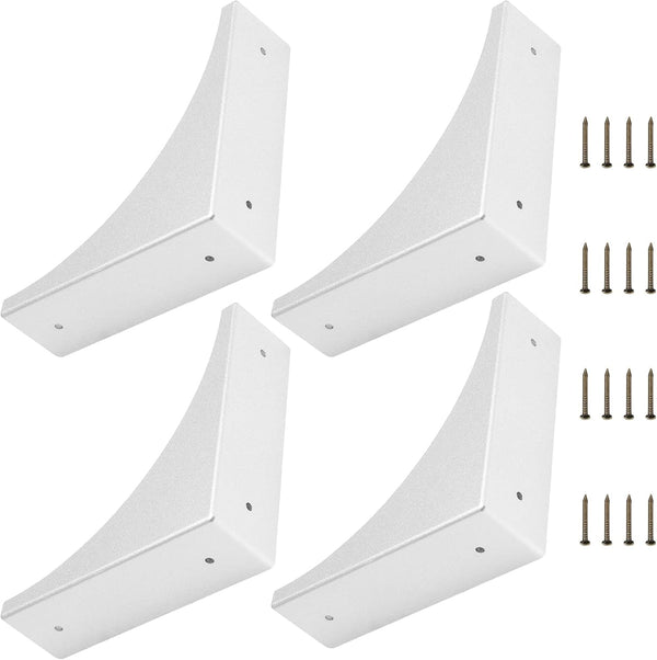BokWin Silver Box Corner Protector Metal,4 Pcs 2.56 Inch Decorative Corner Brackets with
