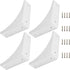 BokWin Silver Box Corner Protector Metal,4 Pcs 2.56 Inch Decorative Corner Brackets with
