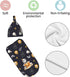 Newborn Swaddle Blanket - Soft Unisex Infant Wrap with Beanie Hat
