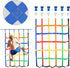 Gentle Booms Sports Climbing Cargo Net for Kids, 3.8X4.4ft with 7.1 X 7.1 inches Small Grid for Ninja Warrior Course