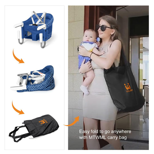 MTWML Counter Portable High Chair for Table,Hook On High Chair that Attaches to Table,Space Saver Clip On Seat