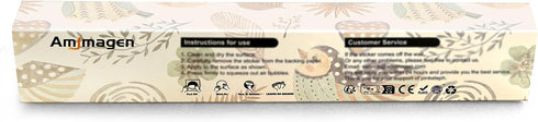0-12 Baby Animal Wall Decals for Nursery: Jungle Safari Theme Kids Room Decor with Peel and Stick Removable Vinyl Wall