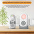 CHILLAX 360 4-in-1 6.0 Baby Audio Monitor | Digital Baby Monitor with Night Light, Sound Machine, Temperature Sensor