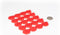 Morrison Games Plastic Card Stand (Red) for Playing Cards or Cardboard Cut-outs: Set of 20 Red Color Round Board Game