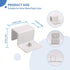 Support Feet for Metal Pet Gate, Baby Gate Reinforcement Accessories, Easy to Assemble, Set of 4 Pcs, Design for 0.78 inches Thickness, Good Choice for Reinforcing Baby Gate