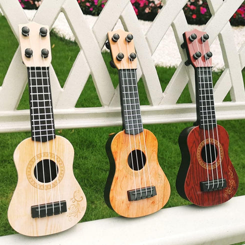 Toddmomy Kids Ukulele Guitar Toy - 2 Pcs 4 Strings Educational Musical Instrument for Toddlers & Preschoolers