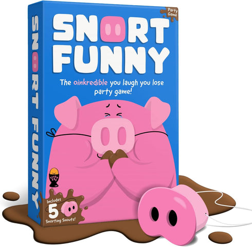 Snort Funny The Oinkredible You Laugh You Lose Party Game, Family Games