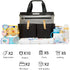 Diaper Bag Tote with Changing Pad and Stroller Bag, Baby Travel Diaper Tote for Mom and Dad,Shoulder Handbag Black