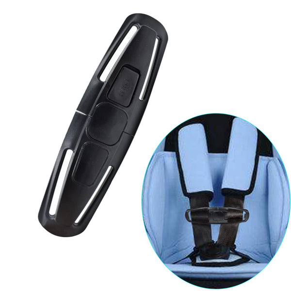 Seat Chest Harness Clip, Universal Replacement Lock for Baby & Kids Stroller, Adjustable Safety Belt Clip