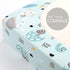 Set 2 Pack, Cozy GRSSDER Stretchy Ultra Soft Jersey Knit Fitted Crib Sheets Deep Pocket and Fits All Standard Crib