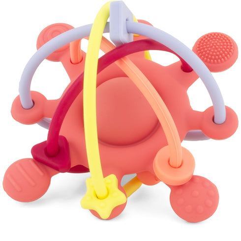 Ulysse Couleurs d'Enfance Silicone: Brick RED Star Teeth Ring