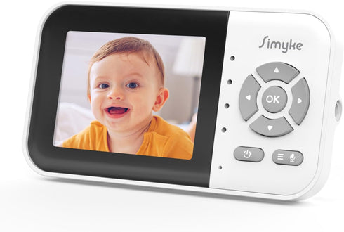 Simyke Video Baby Monitor Add-on Display IPS Screen Compatible with BME28 Baby Monitor