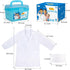 Liberry Toy Doctor Kit for Toddlers 3-5 Years, 30 Pcs Medical Playset Gift with Stethoscope and Dress Up Costume