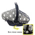 2 Carseat Cover for Baby, Baby car seat Covers for Infant car seat, Baby Carrier Cover Canopy, Window in Door Open