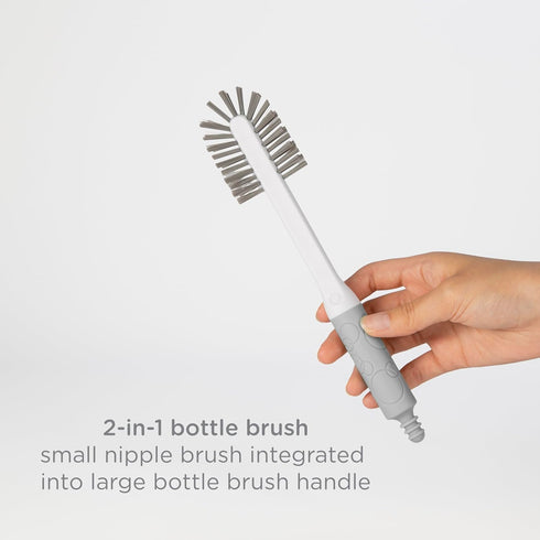 Set, 8 Ubbi On-the-Go Drying Rack and Brush Includes Travel Case and Bottle Brush for Compact Storage, Holds Up