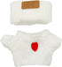 KORIYO 15cm/17cm 2-Piece Set. Doll Clothes - Cute, Handcrafted Features a Luxurious White Sweater and Matching