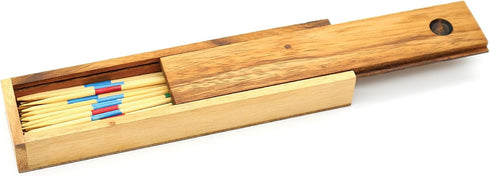 BSIRI Mikado Wooden Pick Up Sticks, Classic Kids Board Game for Family and Teens