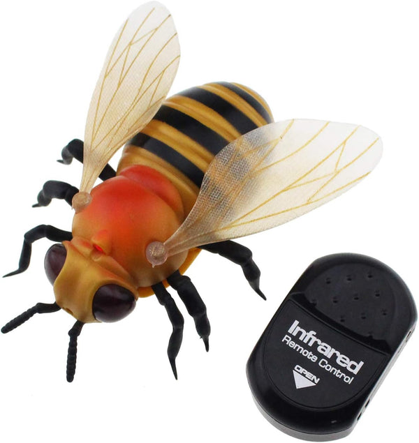 Tipmant Realistic RC Honey Bee Toys IR Remote Control Honeybee Insect Vehicle