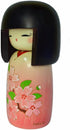 Usaburo Sosaku Kokeshi Doll, Cherry Blossoms Kimono Girl, Made in Japan