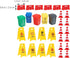 TOYANDONA 31Pcs Road Signs for Kids - Miniature Plastic Traffic Cones and Roadblocks Educational Playset