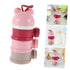 Colorful Three Layer Formula Storage Container for Travel Airtight Seal Easy Dispensing Snack Holder with Individual