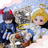Angel Suit Demon Suit for Ob11, GSC, YMY, BODY9, Molly, 1/12 BJD Doll Clothes Accessories (White)