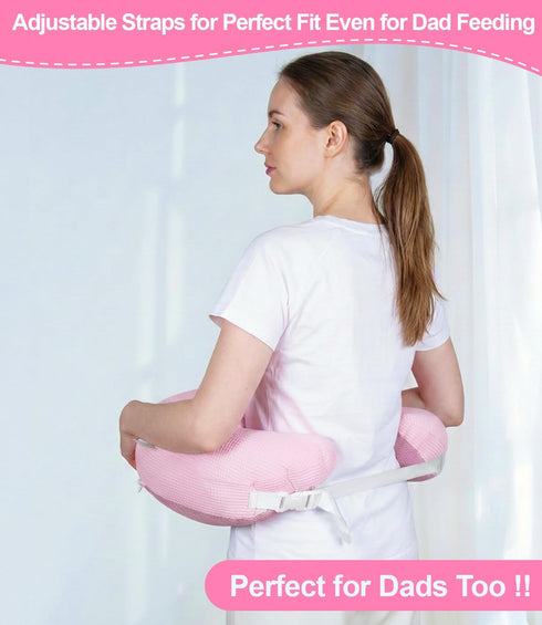 Tummy 16 1242 Nursing Pillow for Breastfeeding Bottle Feeding, Ergonomic Baby Feeding Support Pillow, Time Sitting