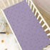 Pigsaly 27x39 Inch Crib Sheets Orchid Polka Dots Baby Sheet for Standard Crib Mattress Boys Girls Toddler Bed Sheets