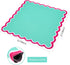 (31.5 31.5) TIASUSAN Green Mahjong Mat x with Black Carrying Bag, Anti-Slip, Noise-Reducing Mahjong Mat for Table