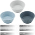 PandaEar 3 Pack Baby Suction Bowls|Silicone Food Bowls First Stage Feeding for Baby Toddler Infant Kids| Food Grade Soft Safe BPA-Free Silicone Toddler Bowls -Blue/Gray by PandaEar
