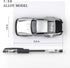 1/36 Scale Porsche 911 Turbo Diecast Car Models - Pull Back Vehicles Porsche 911 Toy Car for Boys and Girls