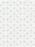 miaozhen 1 Pack 52x28 Cotton Baby Crib Sheets Soft Comfy Cartoon Pink and Blue Bees Playard Mattress Sheets for Nursery