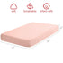 Pack 2 Pack, 100% and Play Sheets Cotton Flannel, Fitted Portable Mini Crib Sheet for Girls Boys, Ultra Soft Breathable