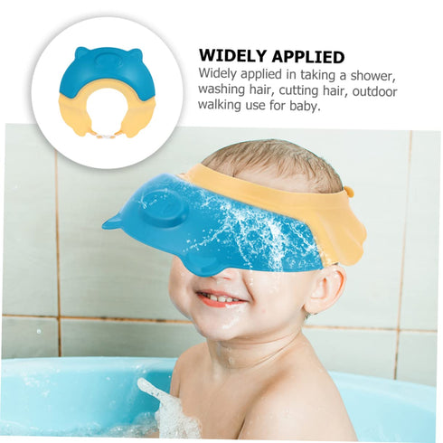 set Alasum shampoo cap Baby Shower Cap Shield kids shower caps bath hat hair washing hat Women shower cap wash hair