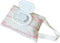 WEIMU Baby Wipes Dispenser with Bow, Refillable Hanging Wet Wipe Pouch, Portable Diaper