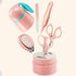YHQCT 5Pcs Set Infant Nail Clippers Care Newborn Baby Healthcare Kits with Rabbit Storage Box Care Tools for Baby