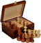 Muba European Professional Tournament Chess Pieces No.4 with Wood Storage Case - Chess and Games Shop