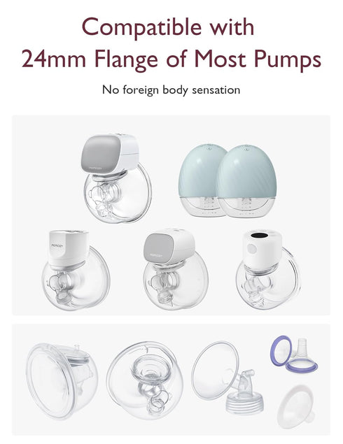 Momcozy 21mm 4Count 24mm Flange Insert Compatible with Flange/Shield of Most Pumps