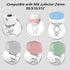 17/19/21mm S9/S10/S12/S9 Pro/S12 S9/S10/S12 Replace,6pcs Flange Insert Compatible with Pro Wearable Breastpump