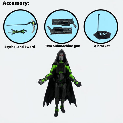 T13 2Pcs Dummy 13, T13 3D SENROELECTRONAGE Action Figure Assembly Completed, New Lucky Action Figure, Printed