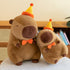 Cute Birthday Capybara Plush - 12 Inch Kawaii Stuffed Animal Toy for Kids Birthday Gifts and Party Decoration